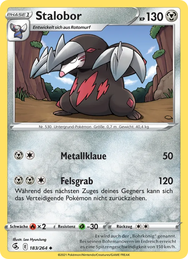 Karte Stalobor aus Fusionsangriff, Nummer 183/264
