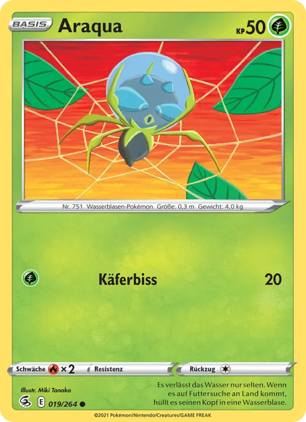Karte Araqua aus Fusionsangriff, Nummer 19/264