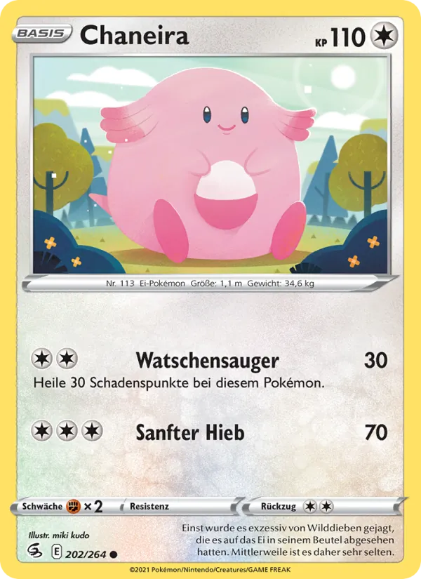 Karte Chaneira aus Fusionsangriff, Nummer 202/264
