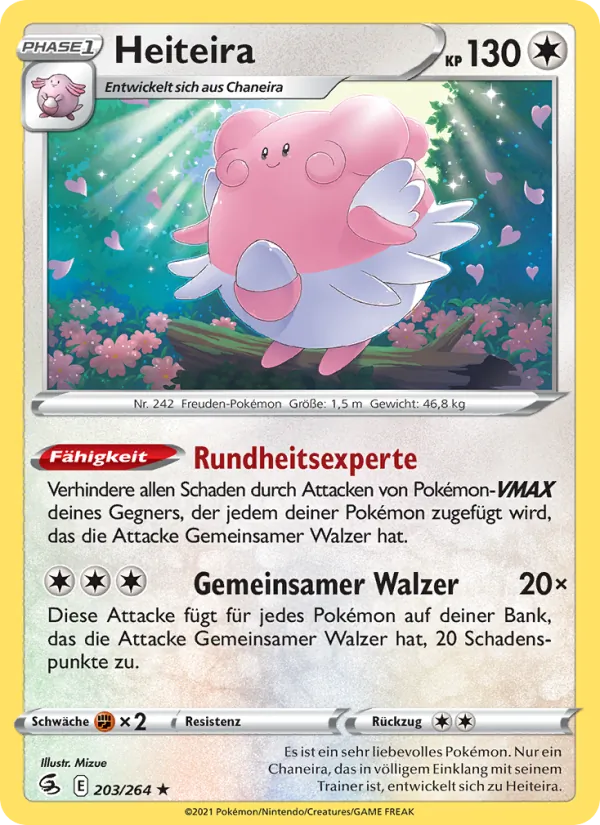 Karte Heiteira aus Fusionsangriff, Nummer 203/264