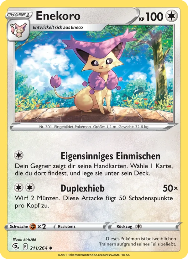 Karte Enekoro aus Fusionsangriff, Nummer 211/264