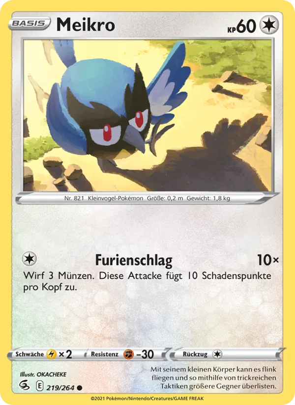 Karte Meikro aus Fusionsangriff, Nummer 219/264