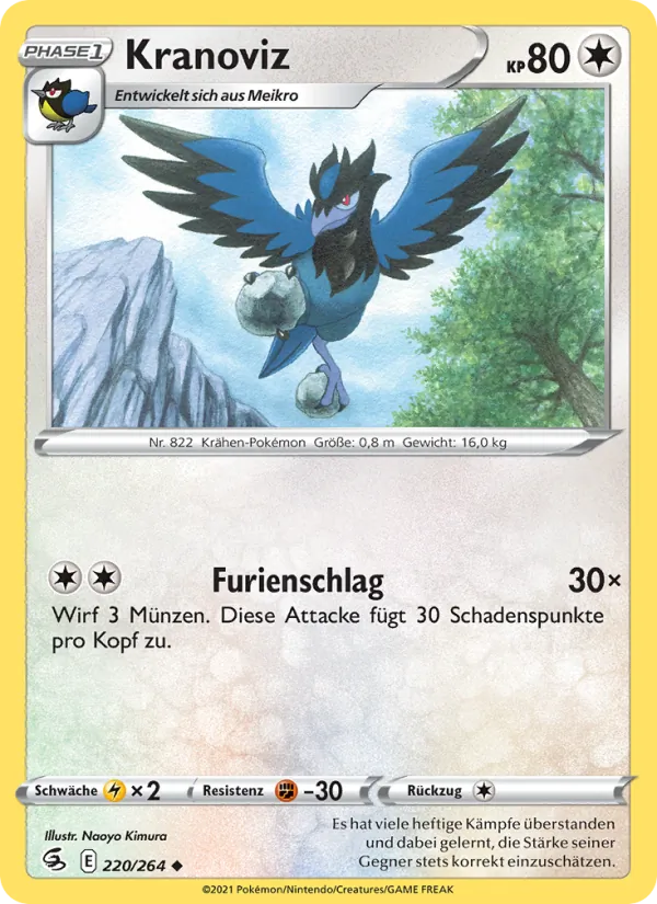 Karte Kranoviz aus Fusionsangriff, Nummer 220/264
