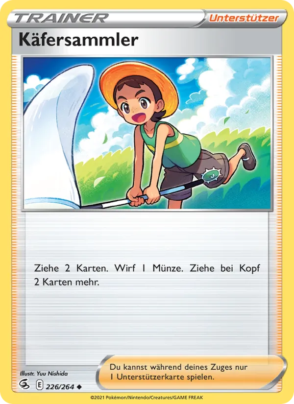Karte Käfersammler aus Fusionsangriff, Nummer 226/264