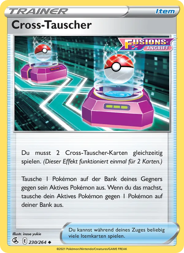 Karte Cross-Tauscher aus Fusionsangriff, Nummer 230/264