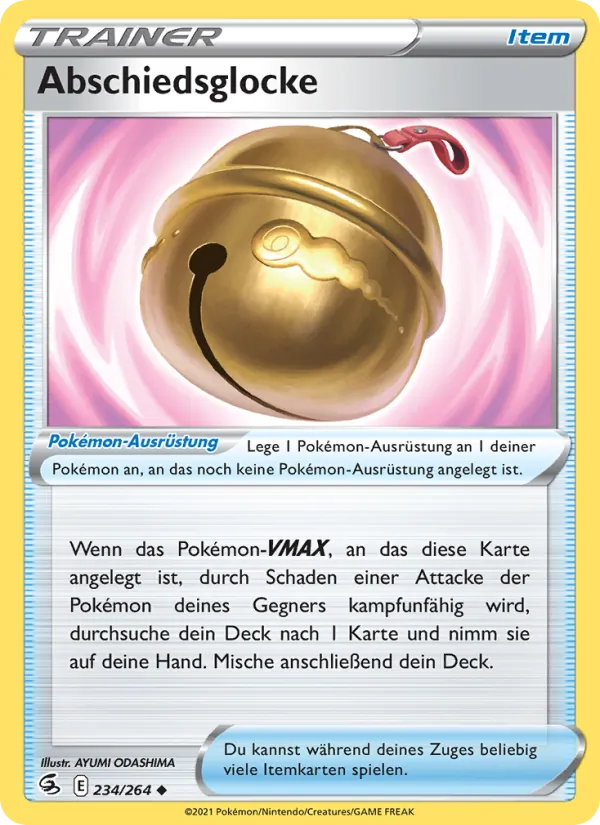 Karte Abschiedsglocke aus Fusionsangriff, Nummer 234/264