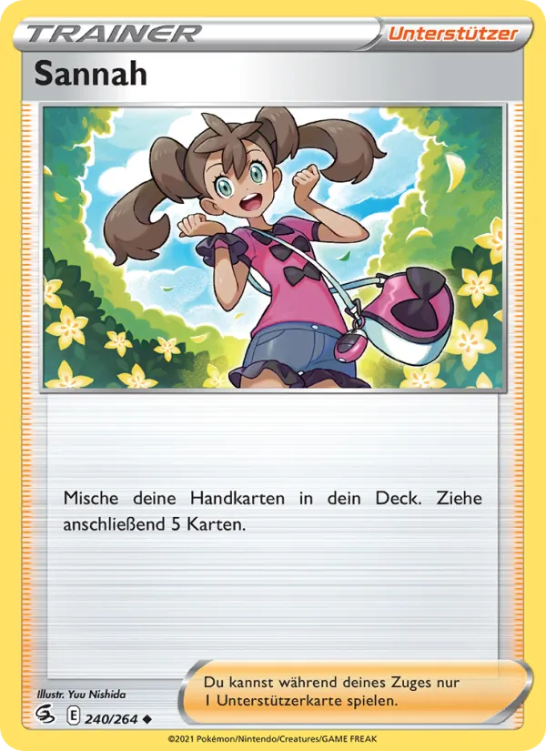 Karte Sannah aus Fusionsangriff, Nummer 240/264