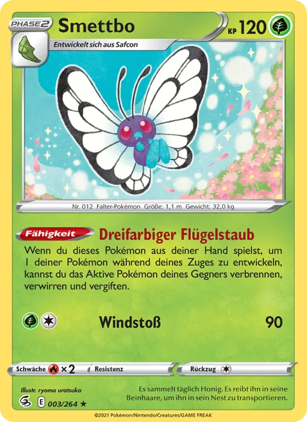 Karte Smettbo aus Fusionsangriff, Nummer 3/264