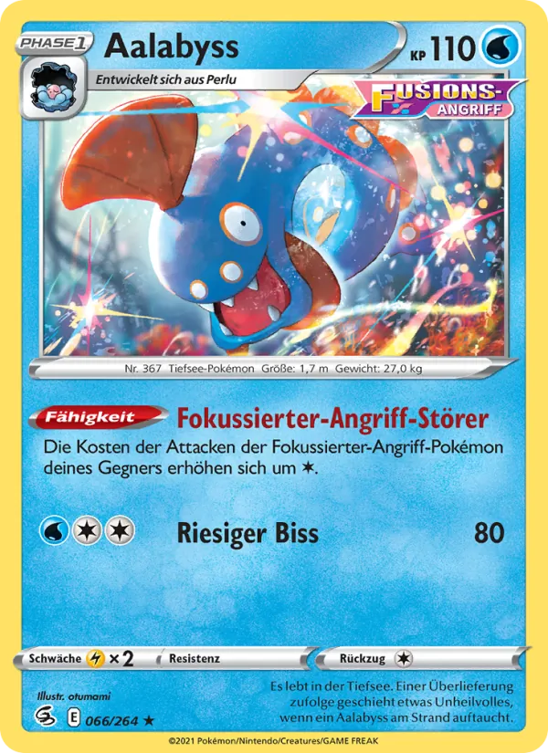 Karte Aalabyss aus Fusionsangriff, Nummer 66/264