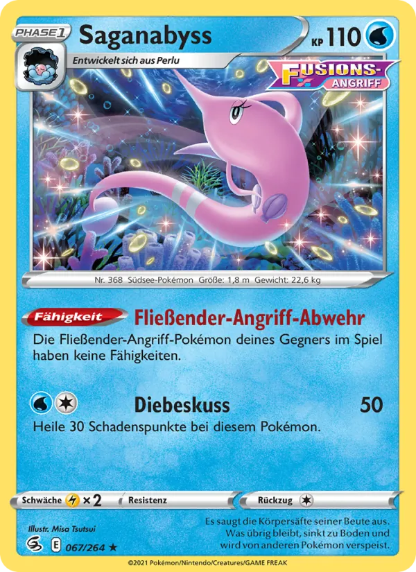 Karte Saganabyss aus Fusionsangriff, Nummer 67/264