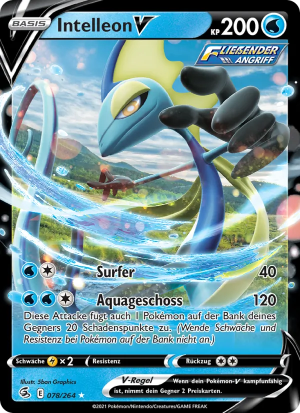 Karte Intelleon V aus Fusionsangriff, Nummer 78/264
