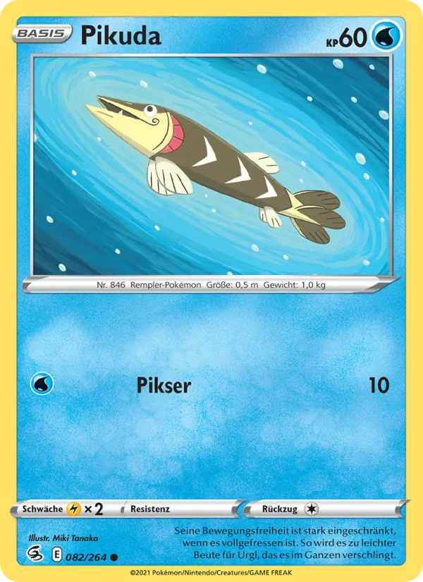 Karte Pikuda aus Fusionsangriff, Nummer 82/264