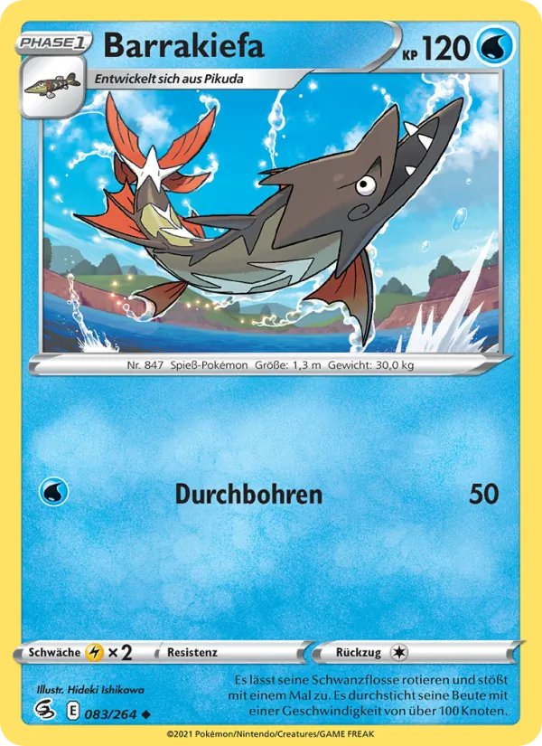 Karte Barrakiefa aus Fusionsangriff, Nummer 83/264