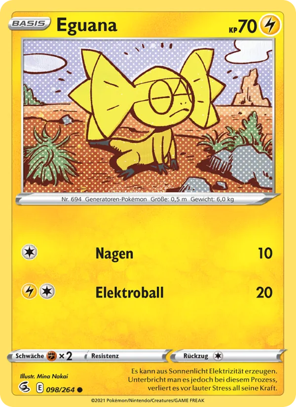 Karte Eguana aus Fusionsangriff, Nummer 98/264