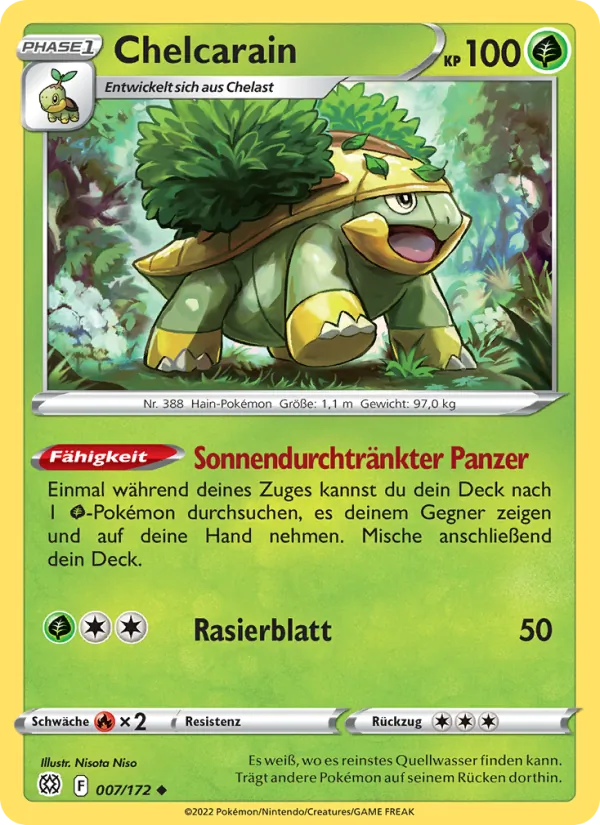 Karte Chelcarain aus Strahlende Sterne, Nummer 007/172