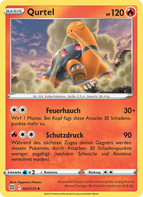 Karte Qurtel aus Strahlende Sterne, Nummer 023/172