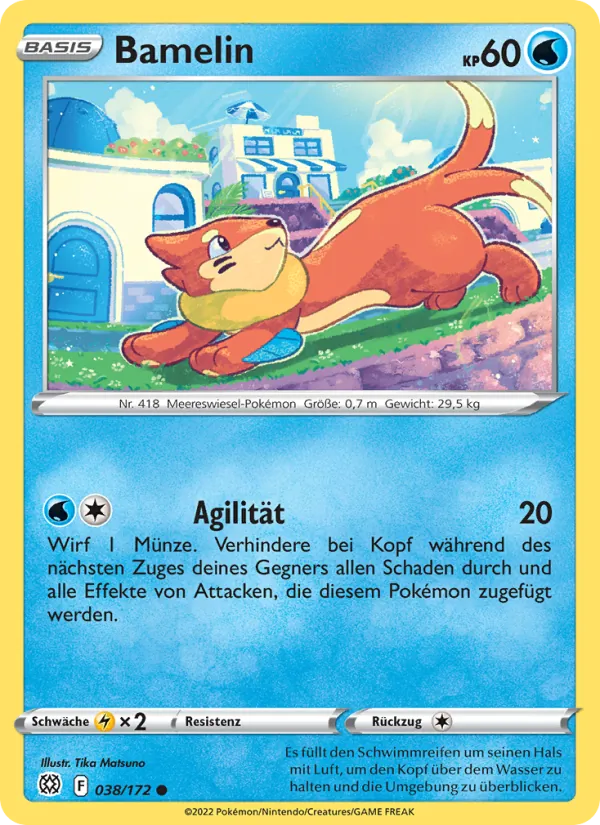 Karte Bamelin aus Strahlende Sterne, Nummer 038/172