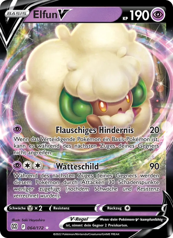 Karte Elfun V aus Strahlende Sterne, Nummer 064/172