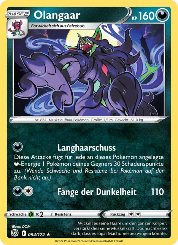 Karte Olangaar aus Strahlende Sterne, Nummer 094/172
