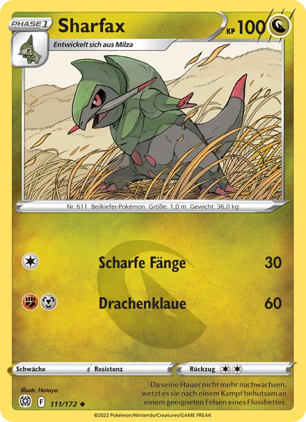 Karte Sharfax aus Strahlende Sterne, Nummer 111/172