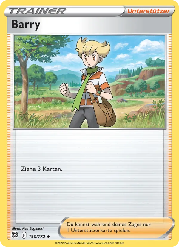 Karte Barry aus Strahlende Sterne, Nummer 130/172