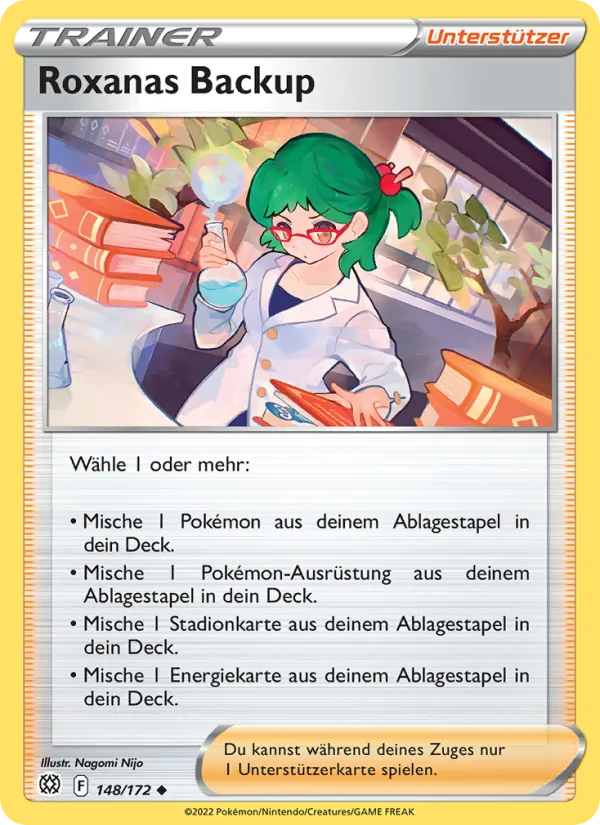 Karte Roxanas Backup aus Strahlende Sterne, Nummer 148/172