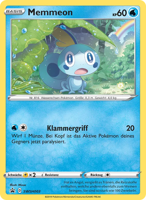 Karte Memmeon aus SCSC Promokarten, Nummer SWSH003/307