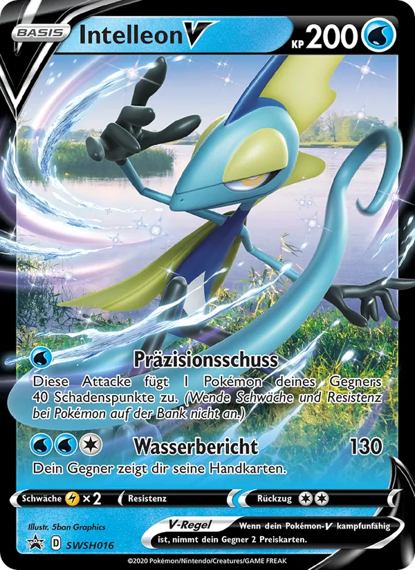 Karte Intelleon V aus SCSC Promokarten, Nummer SWSH016/307