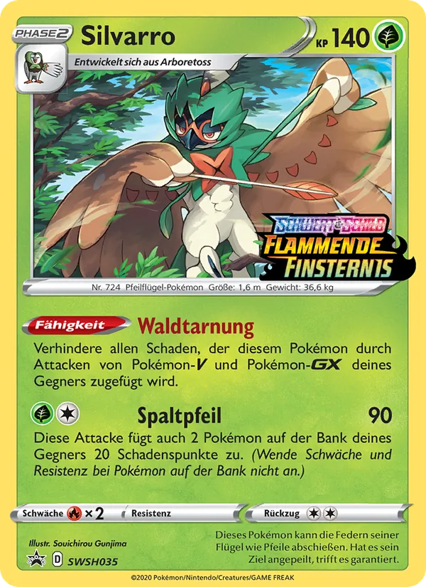 Karte Silvarro aus SCSC Promokarten, Nummer SWSH035/307