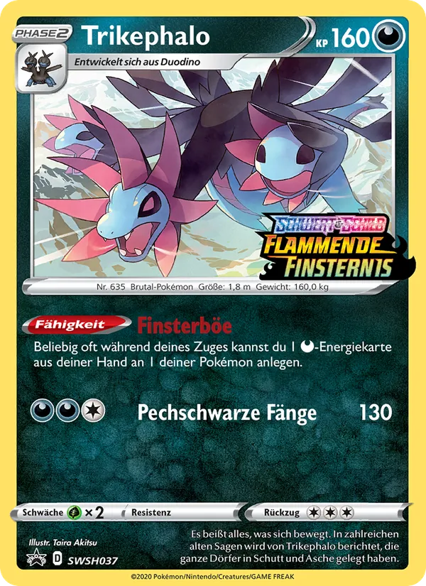 Karte Trikephalo aus SCSC Promokarten, Nummer SWSH037/307