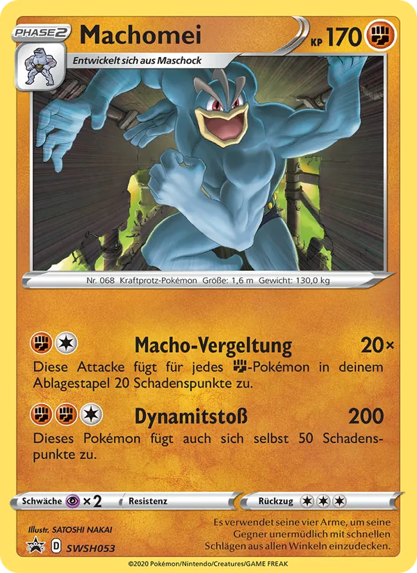Karte Machomei aus SCSC Promokarten, Nummer SWSH053/307