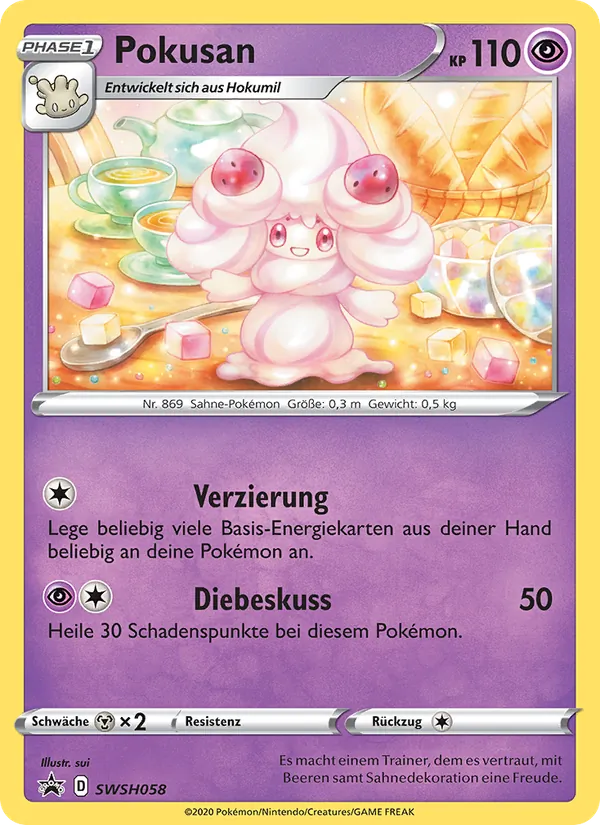 Karte Pokusan aus SCSC Promokarten, Nummer SWSH058/307