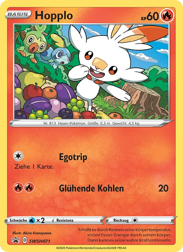 Karte Hopplo aus SCSC Promokarten, Nummer SWSH071/307