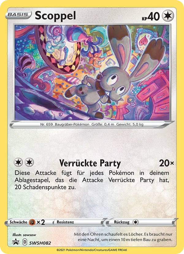 Karte Scoppel aus SCSC Promokarten, Nummer SWSH082/307