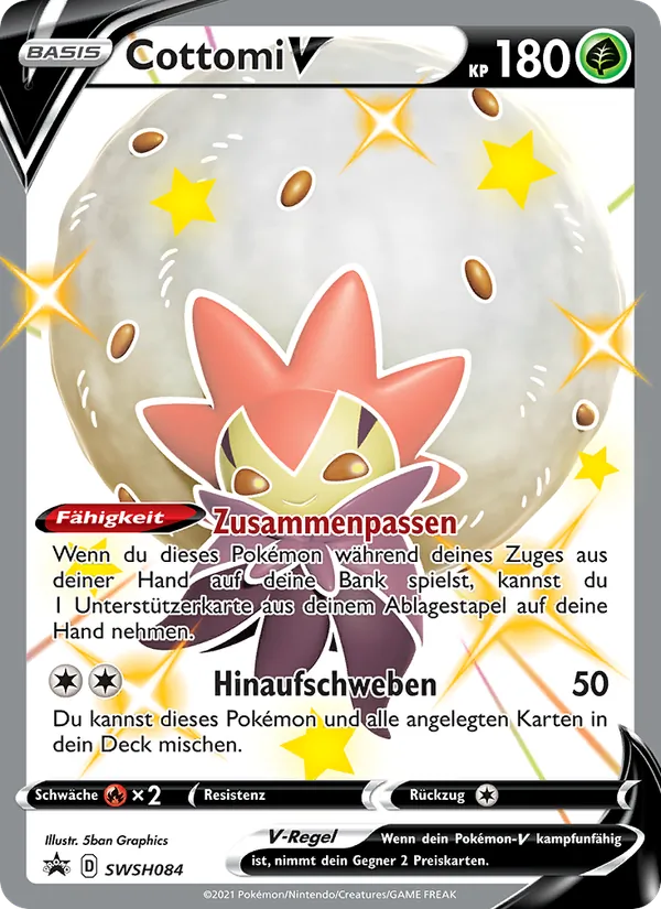 Karte Cottomi V aus SCSC Promokarten, Nummer SWSH084/307