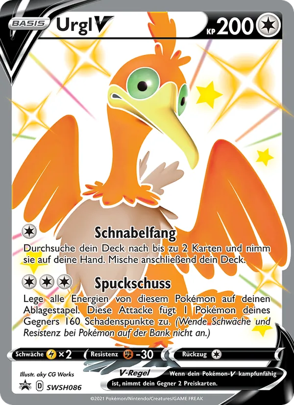 Karte Urgl V aus SCSC Promokarten, Nummer SWSH086/307