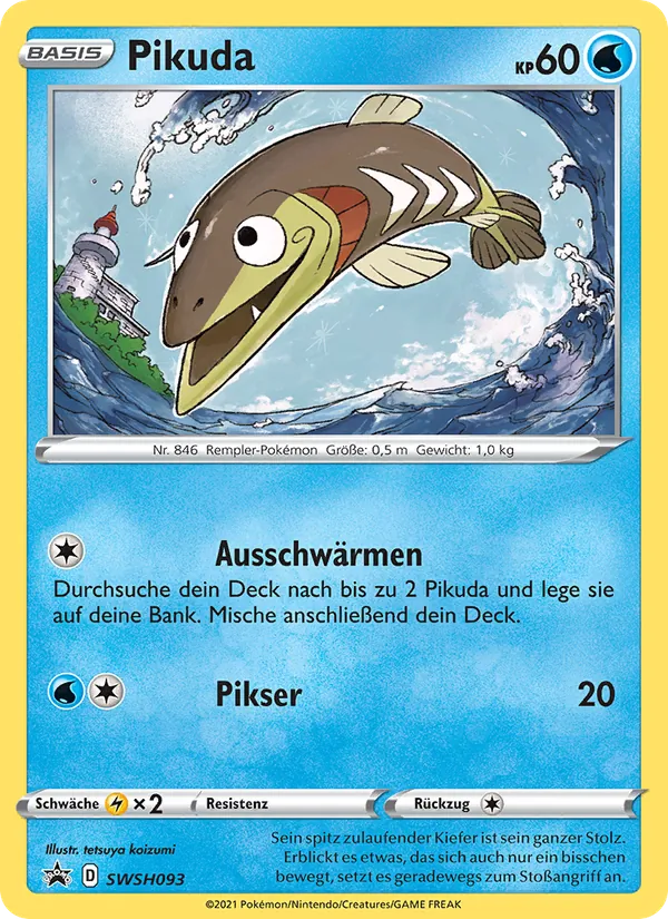 Karte Pikuda aus SCSC Promokarten, Nummer SWSH093/307