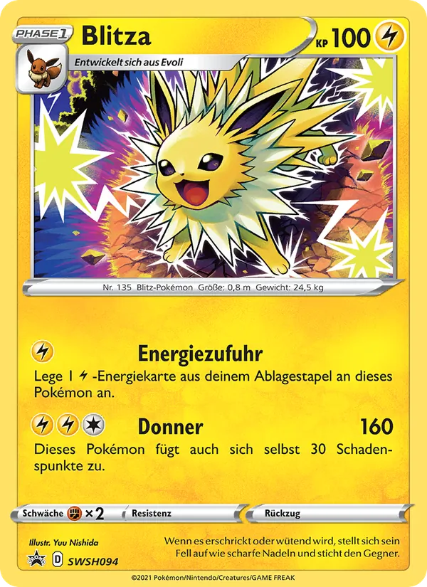 Karte Blitza aus SCSC Promokarten, Nummer SWSH094/307
