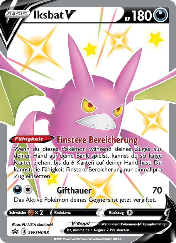 Karte Iksbat V aus SCSC Promokarten, Nummer SWSH098/307