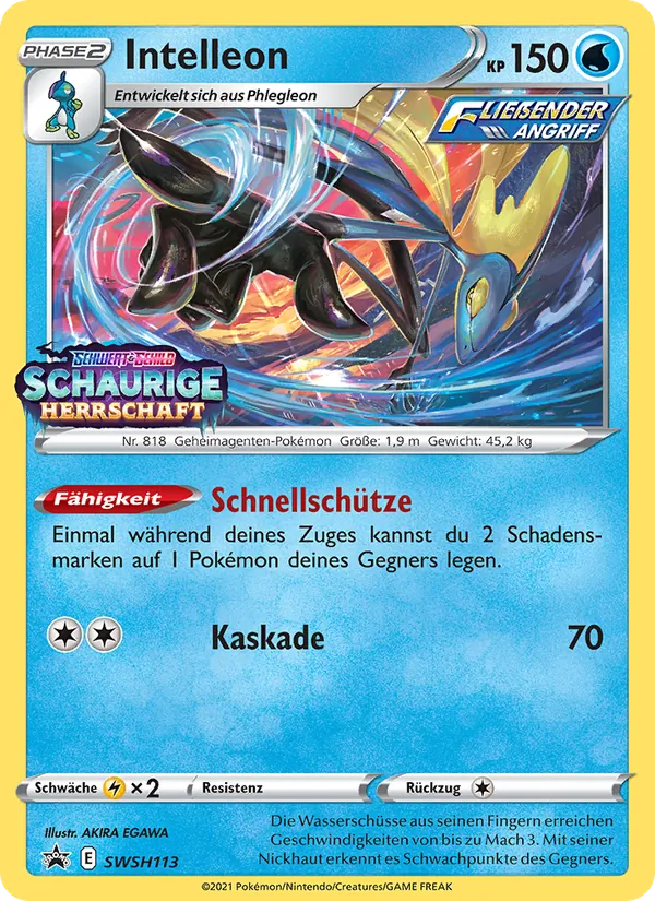 Karte Intelleon aus SCSC Promokarten, Nummer SWSH113/307