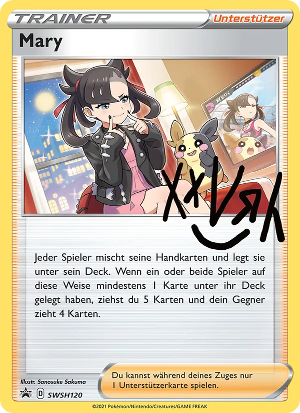 Karte Mary aus SCSC Promokarten, Nummer SWSH120/307