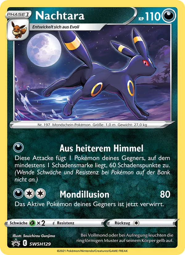 Karte Nachtara aus SCSC Promokarten, Nummer SWSH129/307