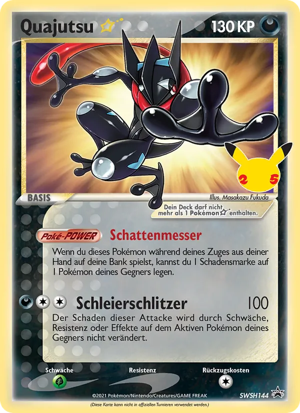 Karte Quajutsu ☆ aus SCSC Promokarten, Nummer SWSH144/307