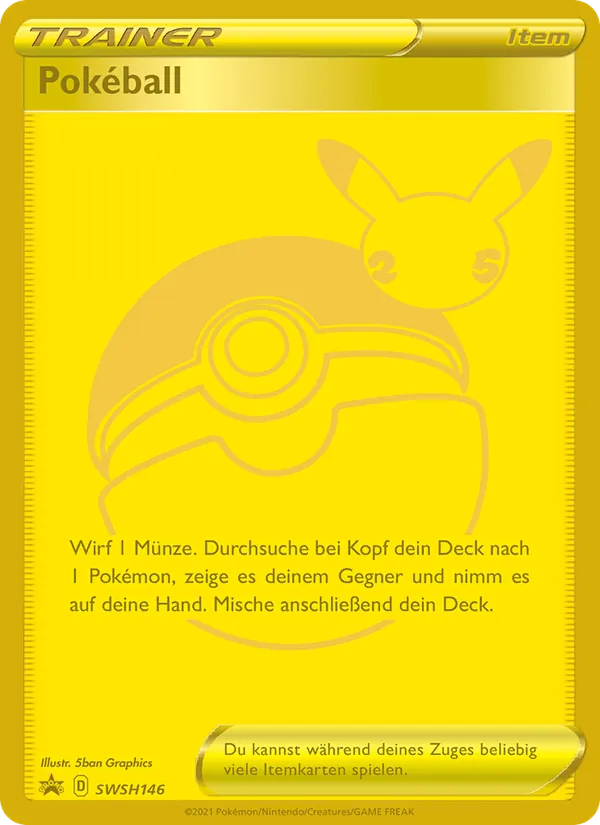 Karte Pokéball aus SCSC Promokarten, Nummer SWSH146/307