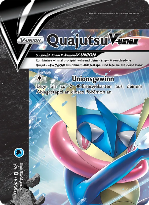 Karte Quajutsu V-UNION aus SCSC Promokarten, Nummer SWSH155/307
