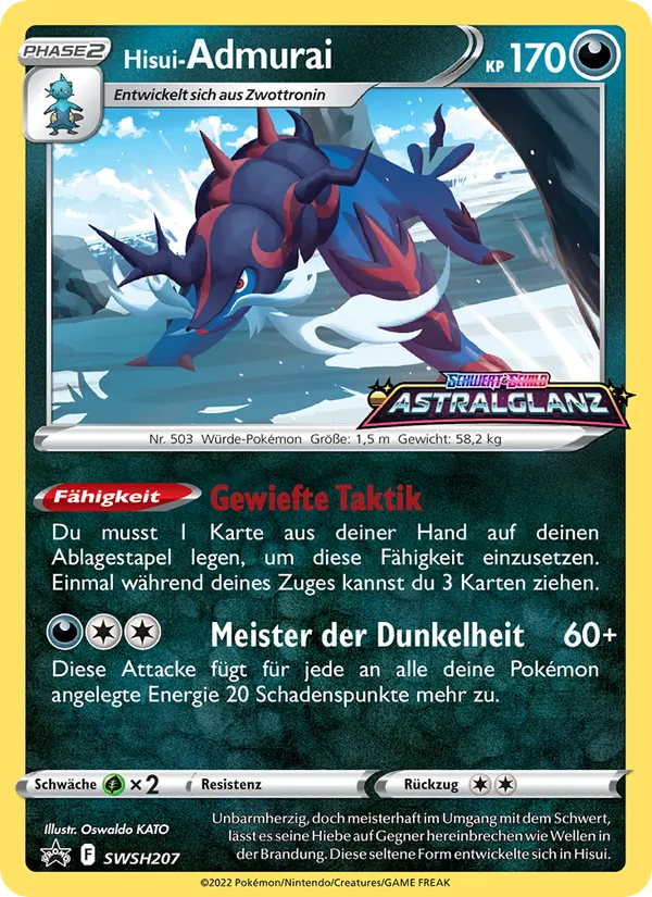 Karte Hisui-Admurai aus SCSC Promokarten, Nummer SWSH207/307