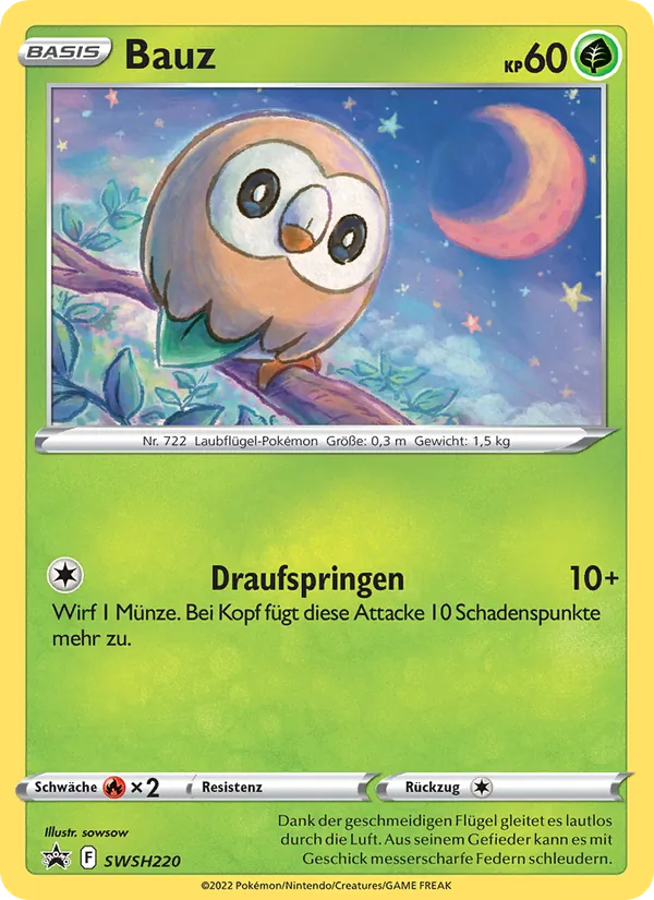 Karte Bauz aus SCSC Promokarten, Nummer SWSH220/307
