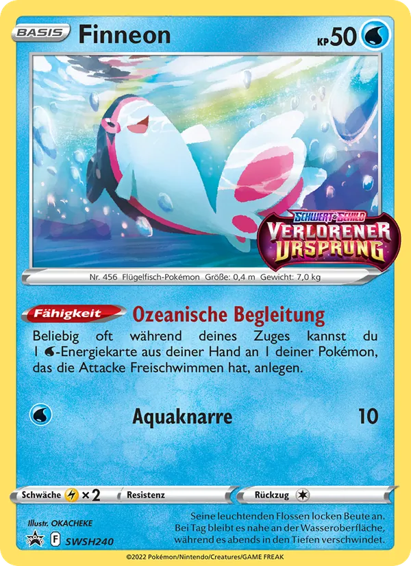 Karte Finneon aus SCSC Promokarten, Nummer SWSH240/307