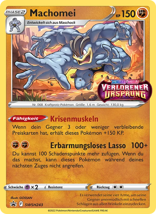 Karte Machomei aus SCSC Promokarten, Nummer SWSH243/307