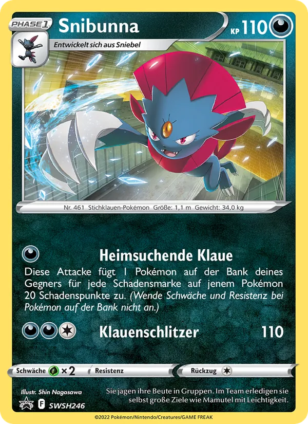 Karte Snibunna aus SCSC Promokarten, Nummer SWSH246/307